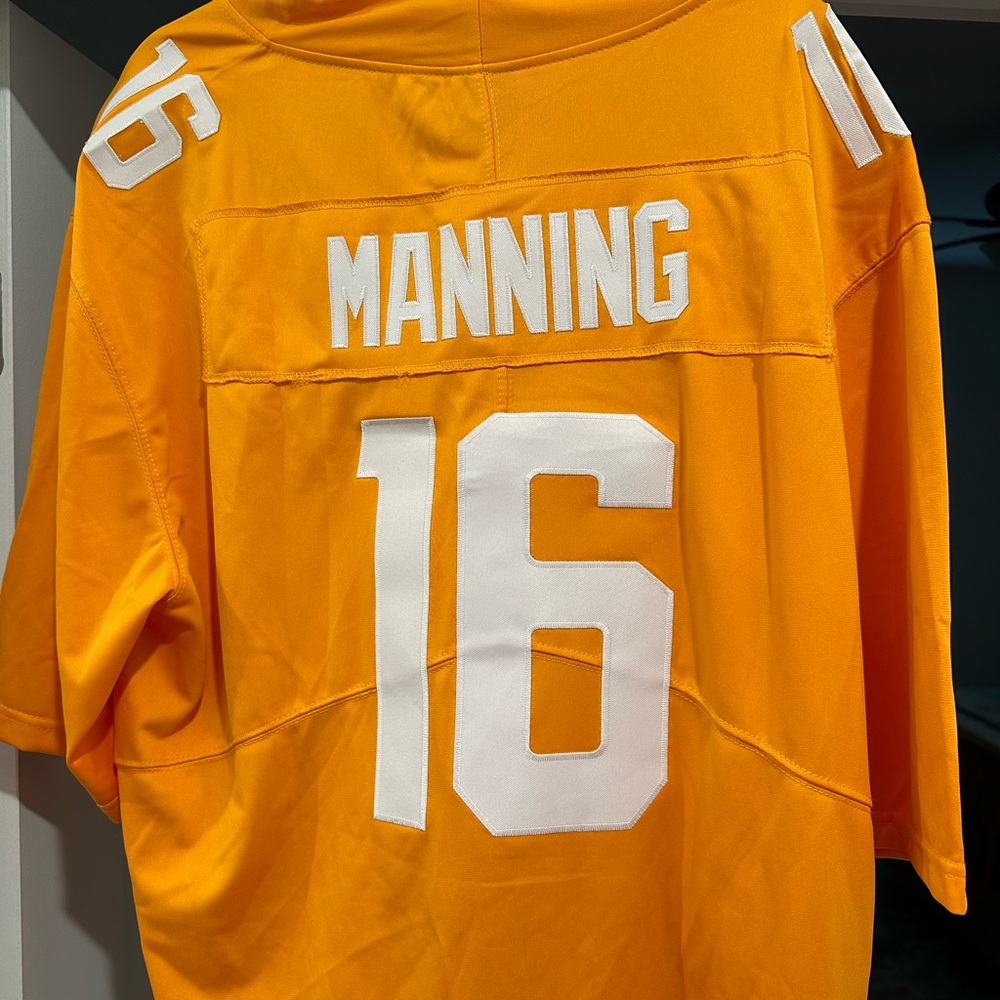 Peyton Manning Orange University of  Tennessee Football Jersey XL
